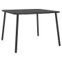 Juego de comedor de jardín 7 piezas acero gris antracita de vidaXL, Conjuntos de jardín - Ref: Foro24-3187990, Precio: 404,42...