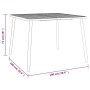 7-teiliges Garten-Essset aus anthrazitgrauem Stahl von vidaXL, Gartensets - Ref: Foro24-3187990, Preis: 418,47 €, Rabatt: %