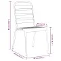 5-teiliges Garten-Essset aus anthrazitgrauem Stahl von vidaXL, Gartensets - Ref: Foro24-3187989, Preis: 299,32 €, Rabatt: %