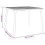 5-piece anthracite gray steel garden dining set by vidaXL, Garden sets - Ref: Foro24-3187989, Price: 299,32 €, Discount: %