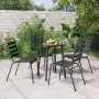 5-piece anthracite gray steel garden dining set by vidaXL, Garden sets - Ref: Foro24-3187986, Price: 244,23 €, Discount: %