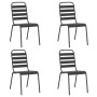 5-teiliges Garten-Essset aus anthrazitgrauem Stahl von vidaXL, Gartensets - Ref: Foro24-3187986, Preis: 248,17 €, Rabatt: %