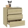 Sonoma oak plywood sideboard 70x41x75 cm by vidaXL, Sideboards - Ref: Foro24-809749, Price: 85,31 €, Discount: %