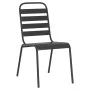 Juego de comedor de jardín 7 piezas acero gris antracita de vidaXL, Conjuntos de jardín - Ref: Foro24-3187992, Precio: 428,73...