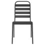 Juego de comedor de jardín 7 piezas acero gris antracita de vidaXL, Conjuntos de jardín - Ref: Foro24-3187992, Precio: 428,73...