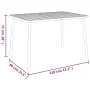7-teiliges Garten-Essset aus anthrazitgrauem Stahl von vidaXL, Gartensets - Ref: Foro24-3187992, Preis: 428,74 €, Rabatt: %