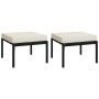 5-teiliges Gartenmöbel-Set aus Stahl und sandfarbene Kissen von vidaXL, Gartensets - Ref: Foro24-3187964, Preis: 449,45 €, Ra...