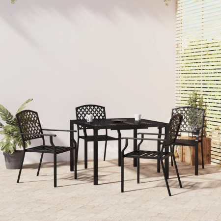 5-piece anthracite gray steel garden dining set by vidaXL, Garden sets - Ref: Foro24-3188002, Price: 452,36 €, Discount: %