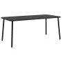 Juego de comedor de jardín 7 piezas acero gris antracita de vidaXL, Conjuntos de jardín - Ref: Foro24-3187993, Precio: 445,57...