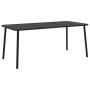 Juego de comedor de jardín 7 piezas acero gris antracita de vidaXL, Conjuntos de jardín - Ref: Foro24-3187993, Precio: 476,38...