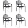5-piece anthracite gray steel garden dining set by vidaXL, Garden sets - Ref: Foro24-3188002, Price: 452,36 €, Discount: %