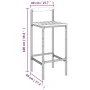 Hohe Hocker, 2 Stück, Akazienholz und graues synthetisches Rattan von vidaXL, Küchenhocker - Ref: Foro24-362607, Preis: 92,89...