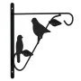 Supports for hanging baskets with planters 4 pcs black steel by vidaXL, Trellises and plant supports - Ref: Foro24-3188014, P...