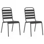 Juego de comedor de jardín 3 piezas acero gris antracita de vidaXL, Conjuntos de jardín - Ref: Foro24-3187985, Precio: 168,37...