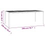 Garten-Essset 9-teilig aus anthrazitgrauem Stahl von vidaXL, Gartensets - Ref: Foro24-3188006, Preis: 816,42 €, Rabatt: %