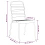 Garten-Essset 9-teilig aus anthrazitgrauem Stahl von vidaXL, Gartensets - Ref: Foro24-3187994, Preis: 536,37 €, Rabatt: %