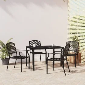 5-piece anthracite gray steel garden dining set by vidaXL, Garden sets - Ref: Foro24-3188000, Price: 441,09 €, Discount: %