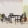 5-teiliges Garten-Essset aus anthrazitgrauem Stahl von vidaXL, Gartensets - Ref: Foro24-3188000, Preis: 441,05 €, Rabatt: %