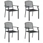 5-teiliges Garten-Essset aus anthrazitgrauem Stahl von vidaXL, Gartensets - Ref: Foro24-3188000, Preis: 441,05 €, Rabatt: %