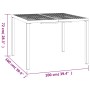 Juego de comedor de jardín 5 piezas acero gris antracita de vidaXL, Conjuntos de jardín - Ref: Foro24-3188000, Precio: 447,93 €