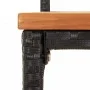 High stools 2 pcs acacia wood and black synthetic rattan by vidaXL, Kitchen stools - Ref: Foro24-362606, Price: 91,63 €, Disc...