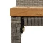 High stools 2 pcs acacia wood and gray synthetic rattan by vidaXL, Kitchen stools - Ref: Foro24-362603, Price: 85,80 €, Disco...