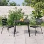 3-teiliges Garten-Esszimmerset aus anthrazitgrauem Stahl von vidaXL, Gartensets - Ref: Foro24-3187987, Preis: 195,10 €, Rabat...