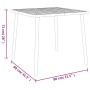 3-piece garden dining set in anthracite grey steel by vidaXL, Garden sets - Ref: Foro24-3187987, Price: 208,91 €, Discount: %