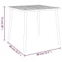 3-piece garden dining set in anthracite grey steel by vidaXL, Garden sets - Ref: Foro24-3187987, Price: 208,91 €, Discount: %