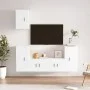 Set de muebles de TV 5 pzas madera contrachapada blanco brillo de vidaXL, Muebles TV - Ref: Foro24-3188576, Precio: 224,31 €,...
