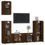 TV-Möbelset 5-teilig, braunes Eichensperrholz von vidaXL, TV-Möbel - Ref: Foro24-3188781, Preis: 230,13 €, Rabatt: %