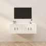 Wand-TV-Schränke 2 Stück glänzend weiß 57x34,5x40 cm von vidaXL, TV-Möbel - Ref: Foro24-3188336, Preis: 79,36 €, Rabatt: %