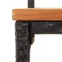 High stools 4 pcs acacia wood and black synthetic rattan by vidaXL, Kitchen stools - Ref: Foro24-362608, Price: 165,72 €, Dis...