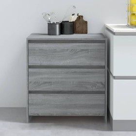 Sonoma graues Sperrholz-Sideboard 70x41x75 cm von vidaXL, Sideboards - Ref: Foro24-813006, Preis: 85,90 €, Rabatt: %