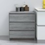 Sonoma graues Sperrholz-Sideboard 70x41x75 cm von vidaXL, Sideboards - Ref: Foro24-813006, Preis: 89,15 €, Rabatt: %