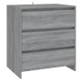 Sonoma graues Sperrholz-Sideboard 70x41x75 cm von vidaXL, Sideboards - Ref: Foro24-813006, Preis: 89,15 €, Rabatt: %