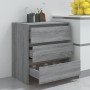 Aparador de madera contrachapada gris Sonoma 70x41x75 cm de vidaXL, Aparadores - Ref: Foro24-813006, Precio: 89,15 €, Descuen...