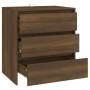 Oak brown plywood sideboard 70x41x75 cm by vidaXL, Sideboards - Ref: Foro24-813007, Price: 84,40 €, Discount: %