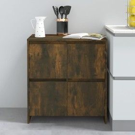 Sideboard aus geräuchertem Eichensperrholz, 70 x 41 x 75 cm von vidaXL, Sideboards - Ref: Foro24-813011, Preis: 66,48 €, Raba...