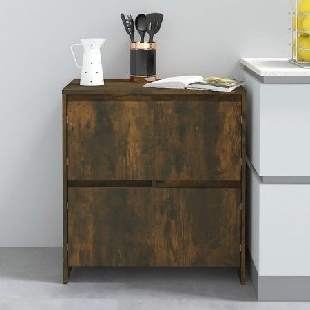 Sideboard aus geräuchertem Eichensperrholz, 70 x 41 x 75 cm von vidaXL, Sideboards - Ref: Foro24-813011, Preis: 66,48 €, Raba...