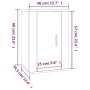 TV-Möbelset 2-teilig aus geräuchertem Eichensperrholz von vidaXL, TV-Möbel - Ref: Foro24-3188451, Preis: 77,66 €, Rabatt: %