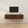 Wand-TV-Möbel 3 Stück braune Eiche 57x34,5x40 cm von vidaXL, TV-Möbel - Ref: Foro24-3188349, Preis: 115,98 €, Rabatt: %