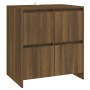 Aparador de madera contrachapada marrón roble 70x41x75 cm de vidaXL, Aparadores - Ref: Foro24-813013, Precio: 66,74 €, Descue...