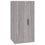 TV-Möbelset 4-teilig Sonoma graues Sperrholz von vidaXL, TV-Möbel - Ref: Foro24-3188556, Preis: 185,32 €, Rabatt: %