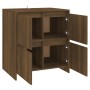 Aparador de madera contrachapada marrón roble 70x41x75 cm de vidaXL, Aparadores - Ref: Foro24-813013, Precio: 66,74 €, Descue...