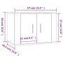 Set TV-Möbel 3-tlg. Sperrholz geräucherte Eiche von vidaXL, TV-Möbel - Ref: Foro24-3188387, Preis: 109,05 €, Rabatt: %