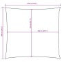 Toldo de vela cuadrado tela Oxford terracota 6x6 m
