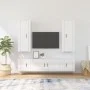 TV-Möbelset 5-teilig aus glänzend weißem Sperrholz von vidaXL, TV-Möbel - Ref: Foro24-3188832, Preis: 241,42 €, Rabatt: %