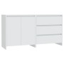 Aparador de 2 piezas madera manufacturada blanca de vidaXL, Aparadores - Ref: Foro24-3098057, Precio: 171,05 €, Descuento: %