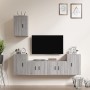 TV-Möbelset 5-teilig Sonoma graues Sperrholz von vidaXL, TV-Möbel - Ref: Foro24-3188572, Preis: 198,11 €, Rabatt: %